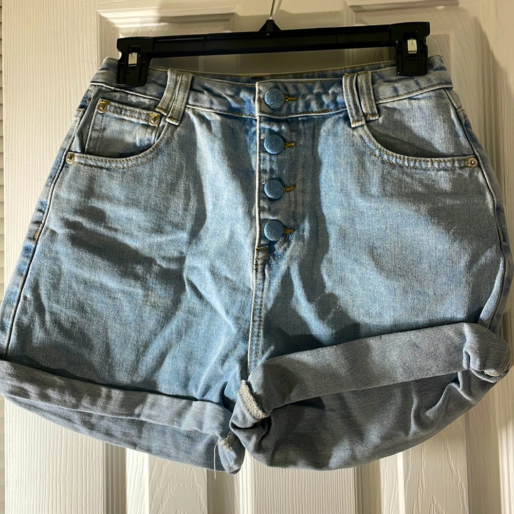 Blue demin shorts